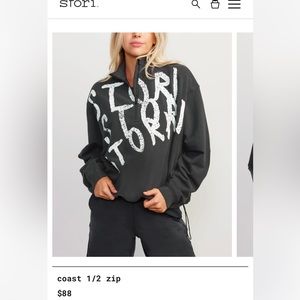 NWT Stori Coast 1/2 Zip